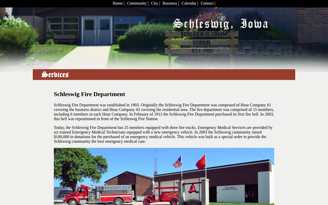 Schleswig sheriff patrol statement and arrest-record contact context